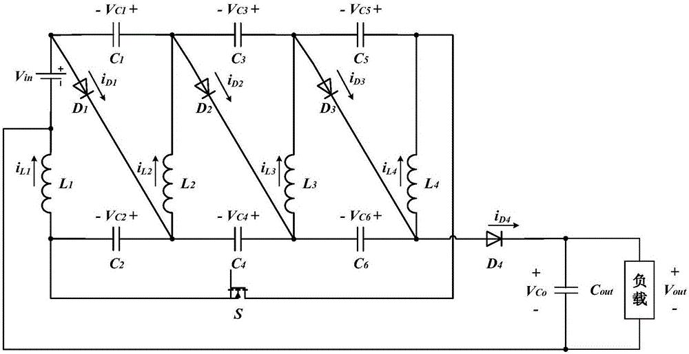 一种堆叠型准z源升压斩波电路