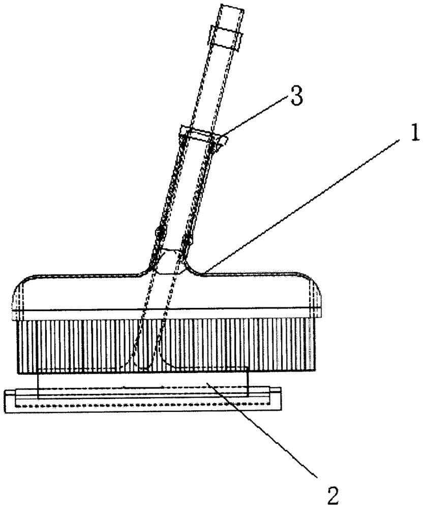 cn208851407u_一种带有隐形刮板的扫把有效