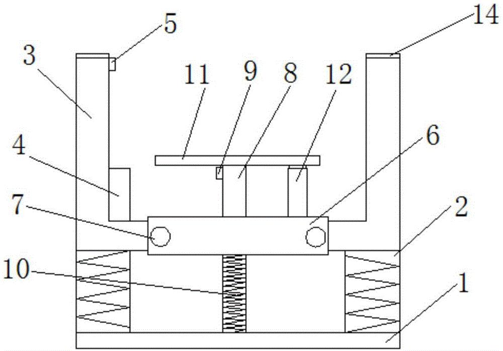 一种塑料模具顶出结构