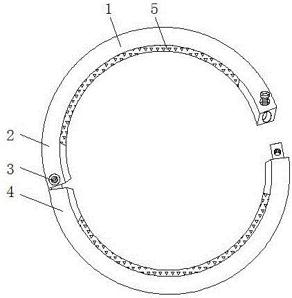 一种圆柱滚子轴承带的剖分卡环专利_专利申请于2018