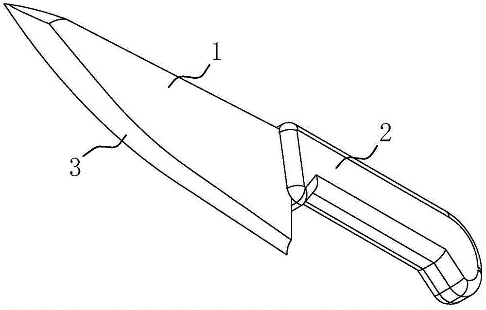 菜刀的结构图与名称图片