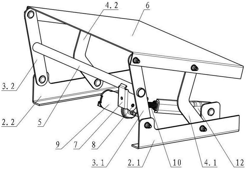 一种集成电动儿童座椅的升降座垫汽车座椅结构及汽车