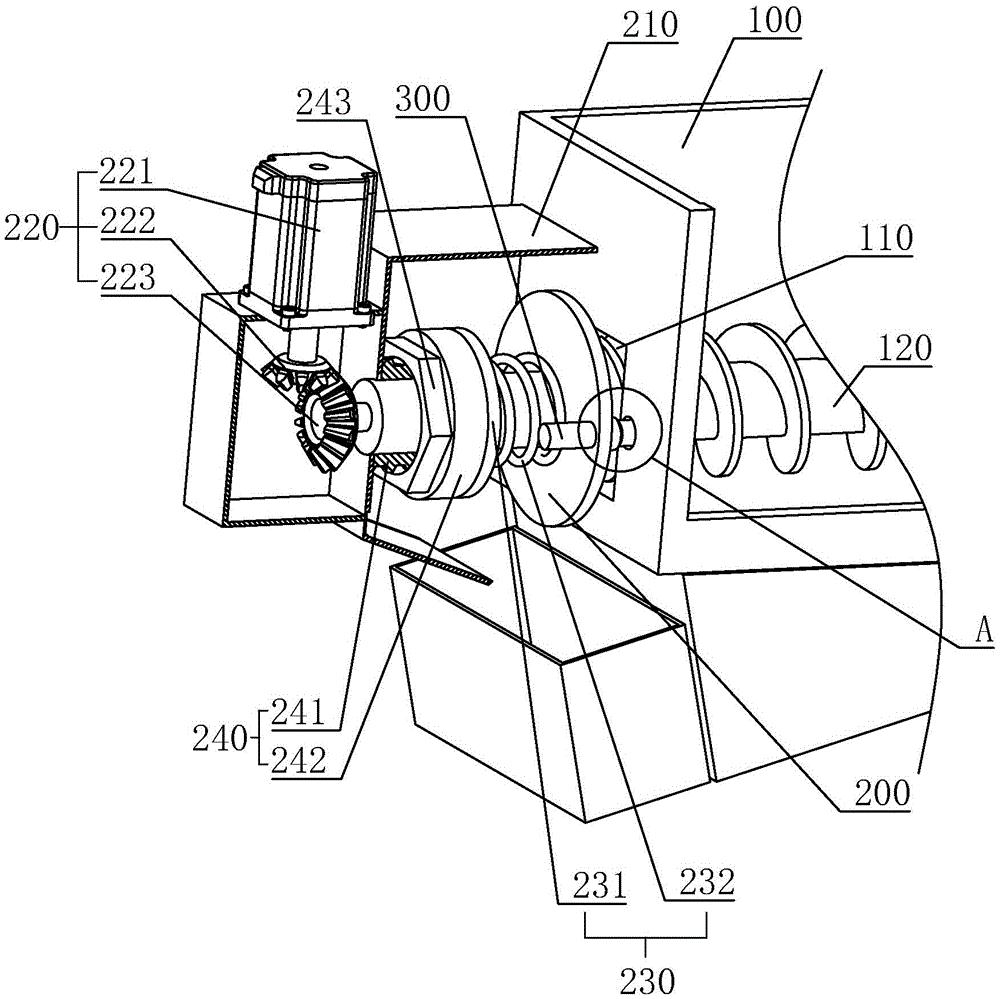 一种叠螺式污泥脱水机背压装置