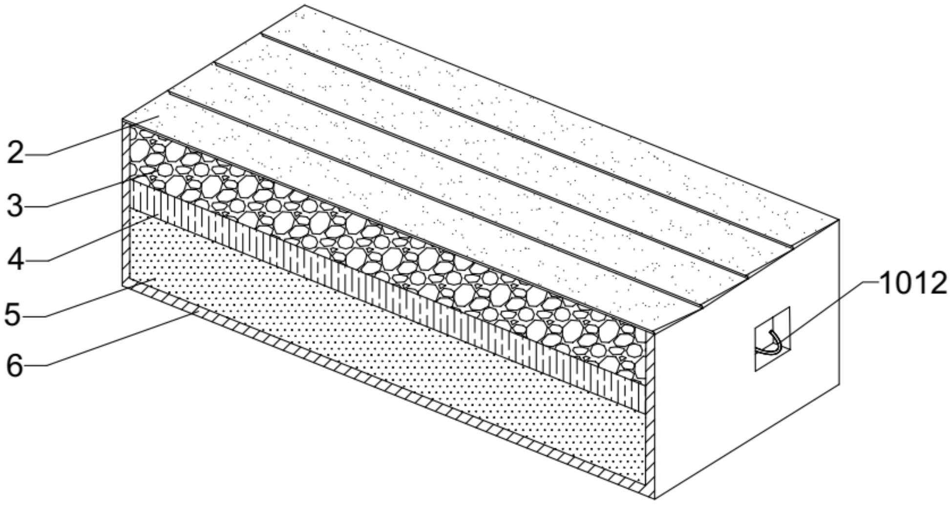 一种利用废弃陶瓷生产的透水砖