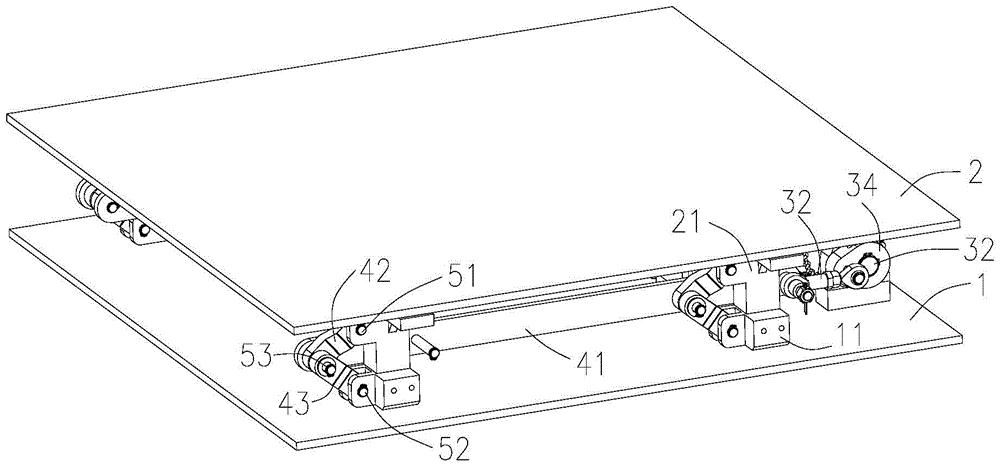 一种具有自锁功能的连杆举升机构