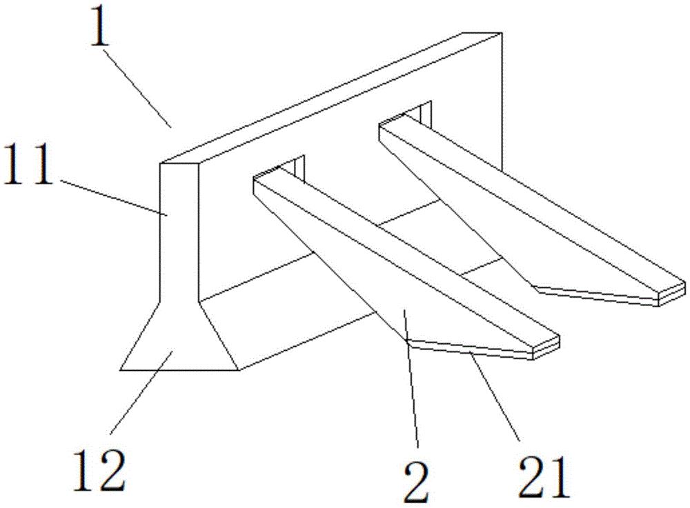 一种高强度车道防撞石墩