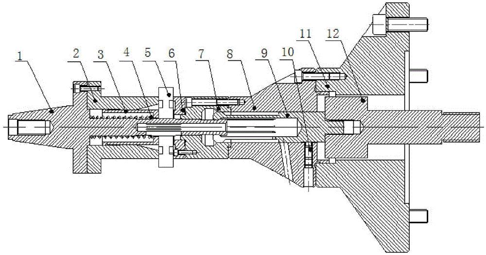 一种用于加工小孔盘齿的滚齿夹具