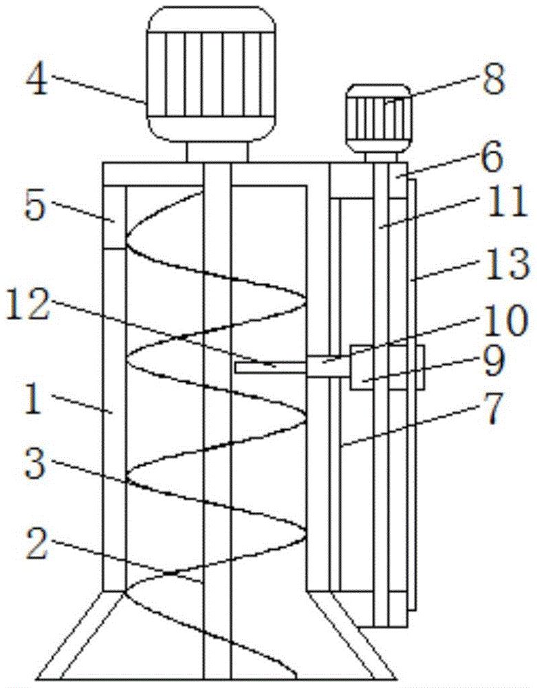 cn209038479u_一種螺旋卸煤機的取料器傳動結構有效