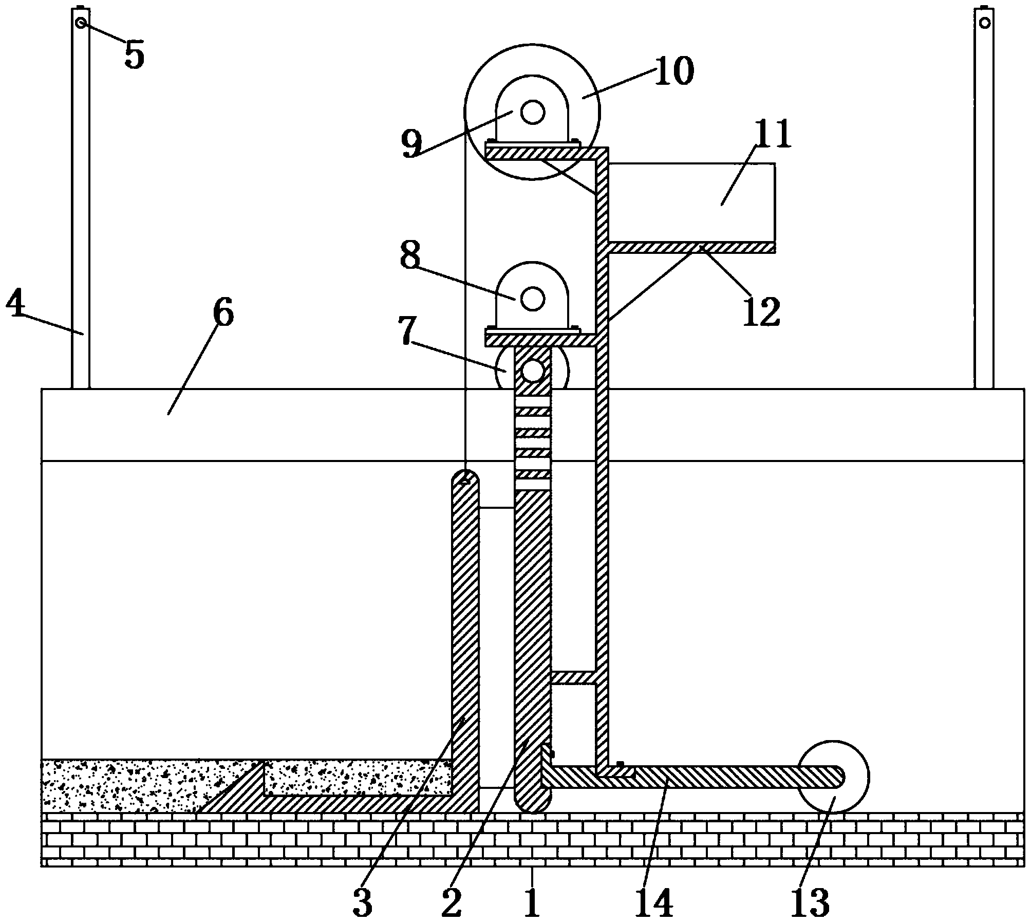一种水利工程中水渠的清淤装置