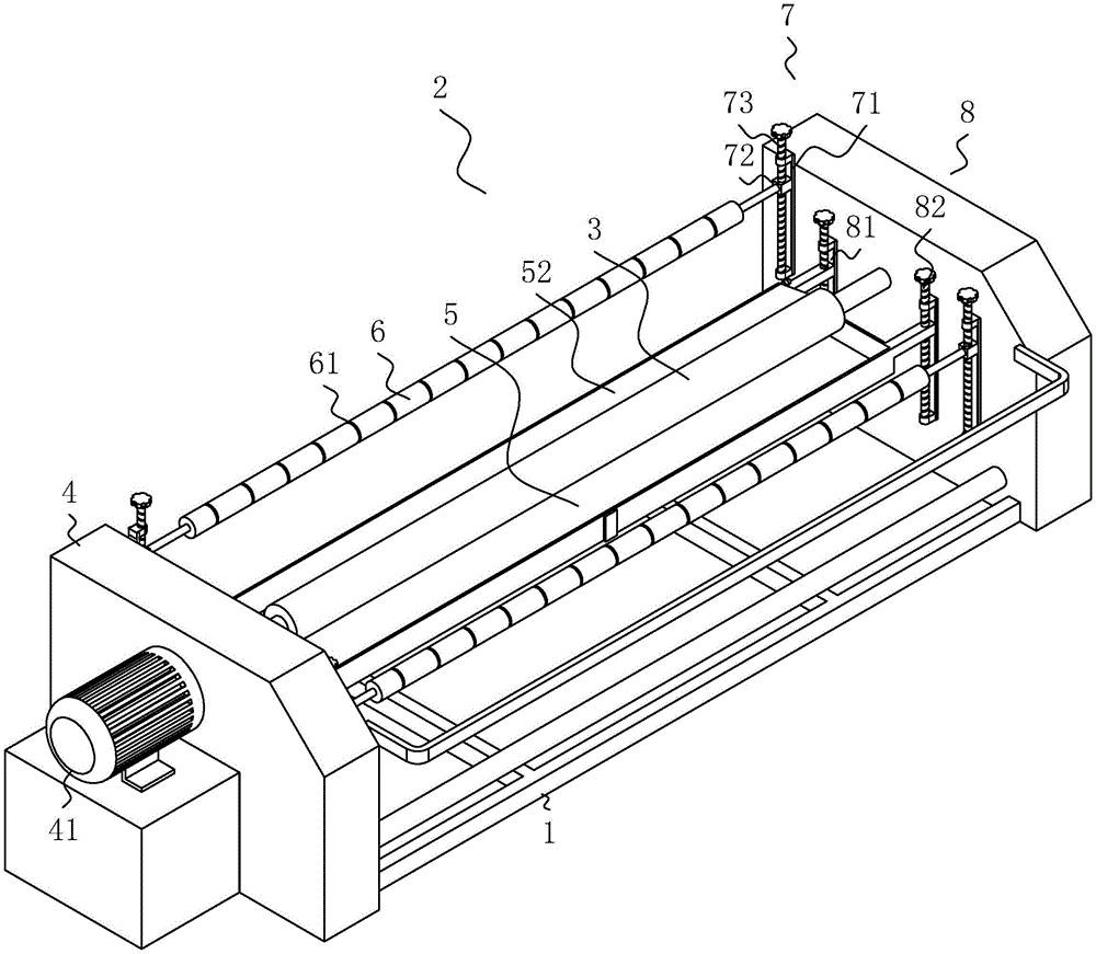 一种整经机的涂油装置