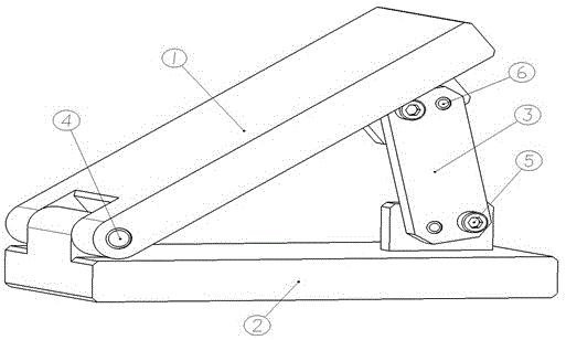 一种用于飞机装配型架的可调角度支座