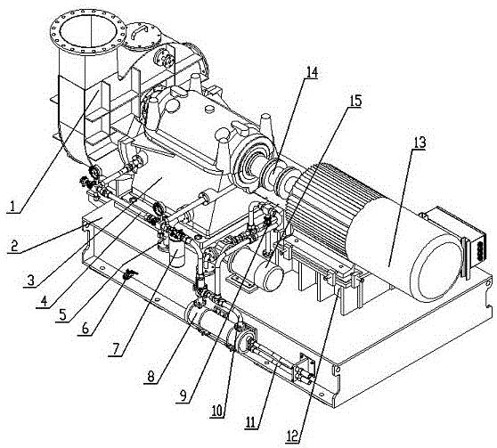 一种低温升mvr蒸汽压缩机