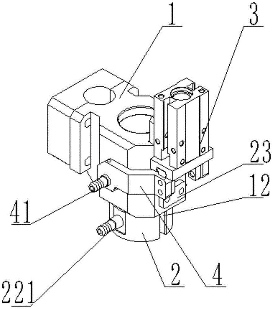 气动夹头结构图图片