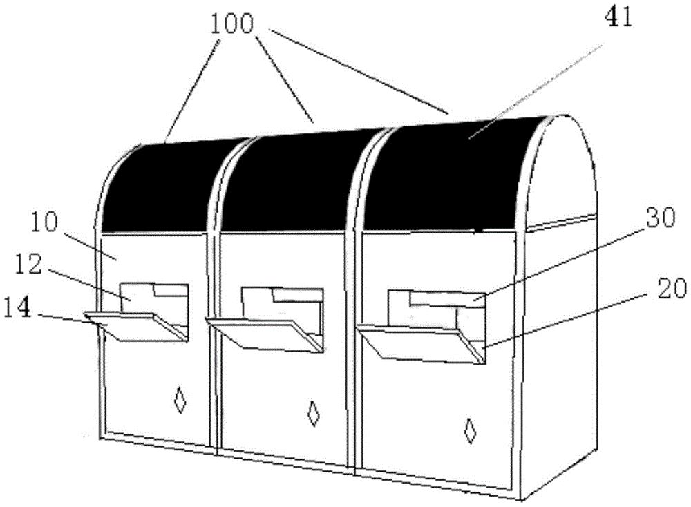 一种全封闭式太阳能多功能垃圾收集站