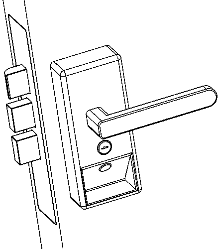 一种手机扫码型门锁