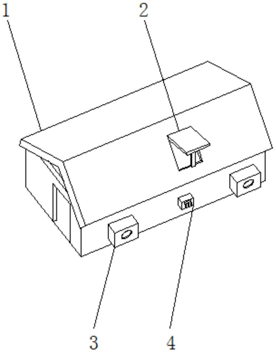 一种适用于山区规模化土鸡生态放养的鸡舍