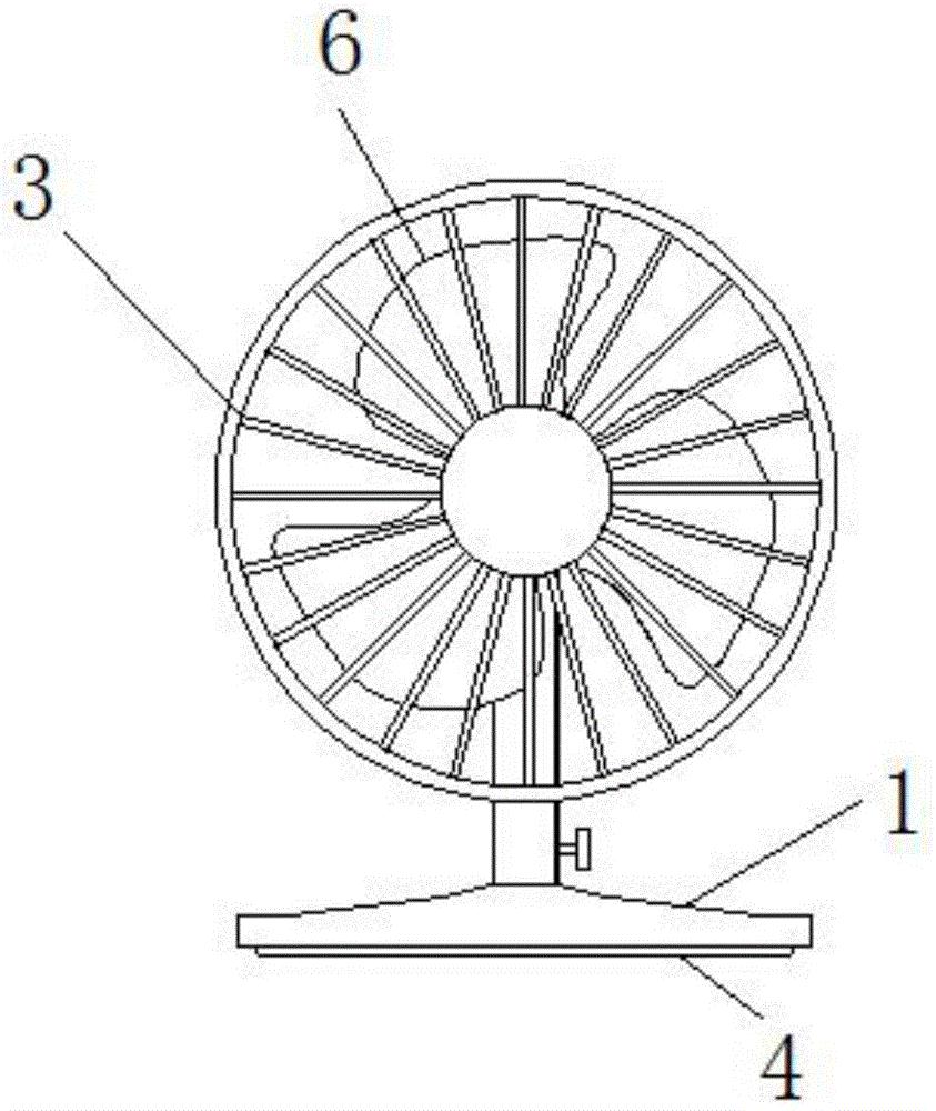 cn209129896u_一种多角度调节电风扇有效