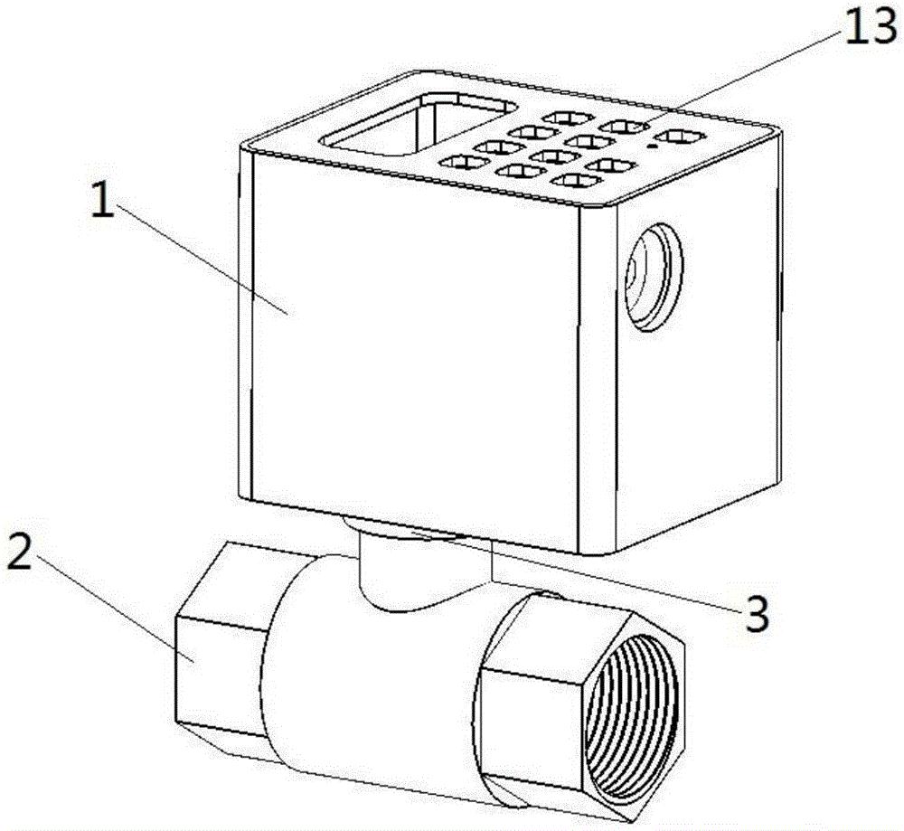 一种密钥式智能锁闭阀