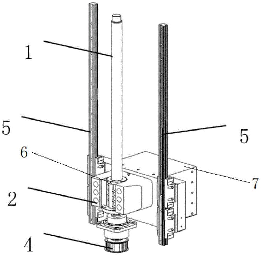 cn209149666u_丝杠丝母浮动装配结构有效