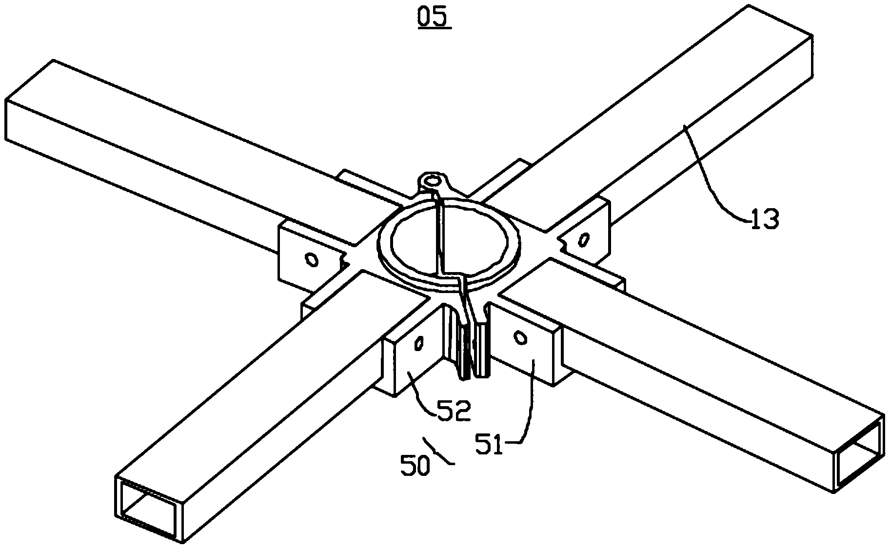 一种方管脚手架接头及方管脚手架