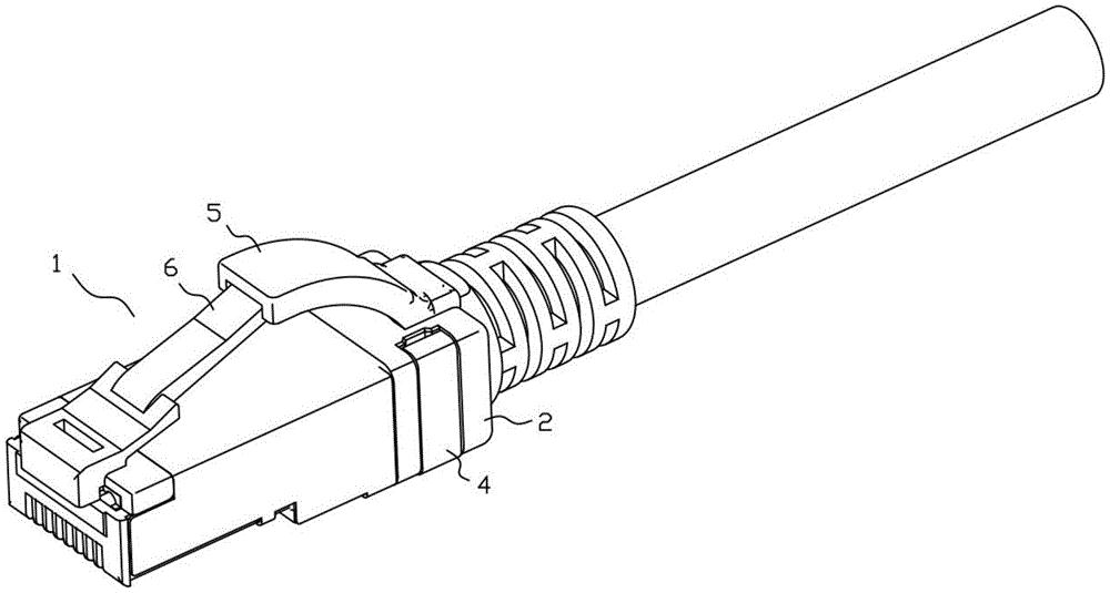 cn209183836u_一种带色环的高性能抗干扰跳线的水晶头有效