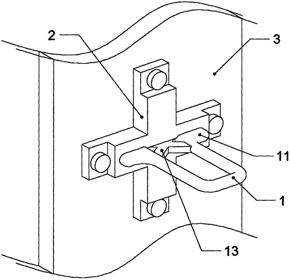 cn209208537u_一种汽车后排座椅锁扣结构有效