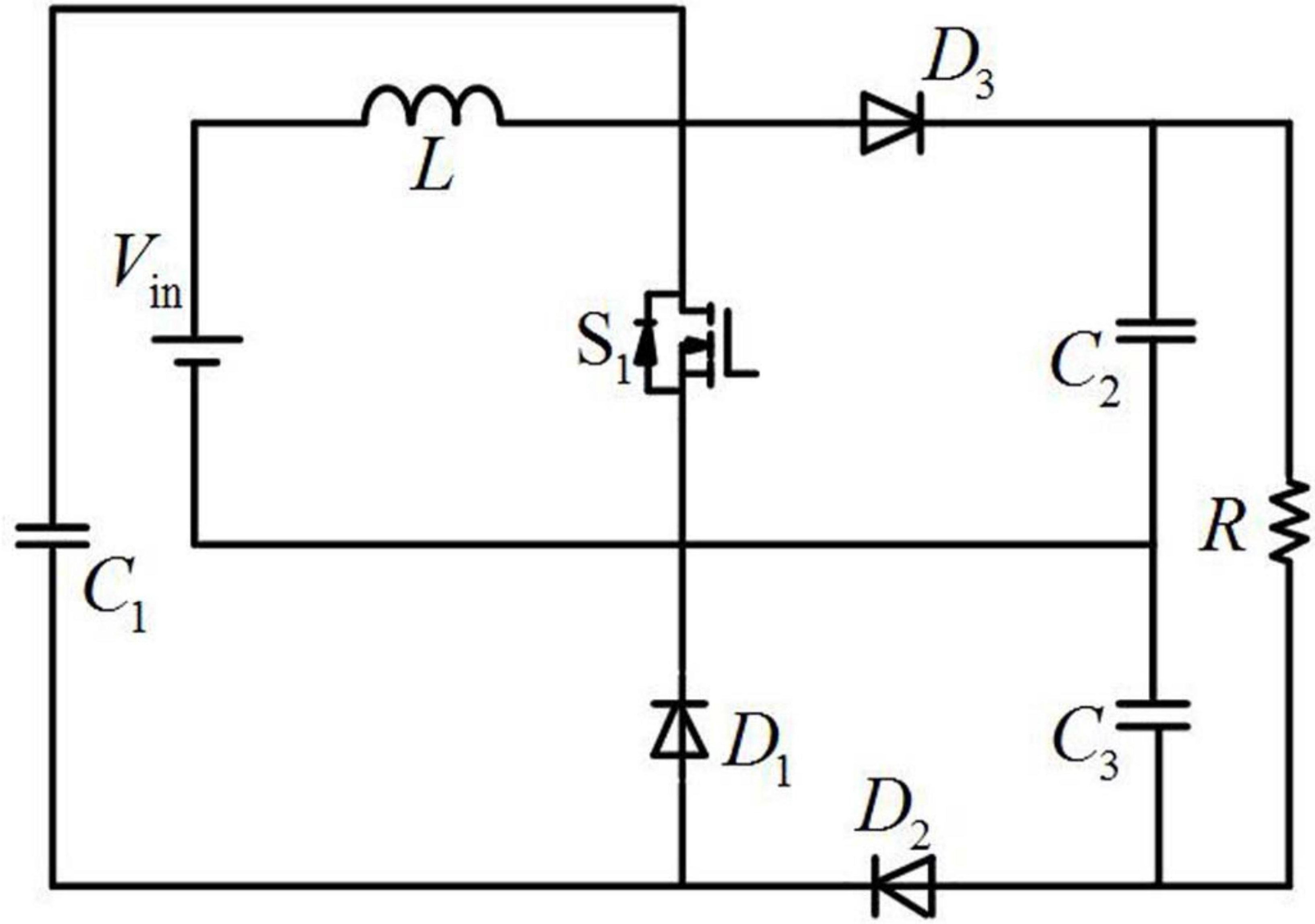 一种输出电容串联的高增益boost变换器