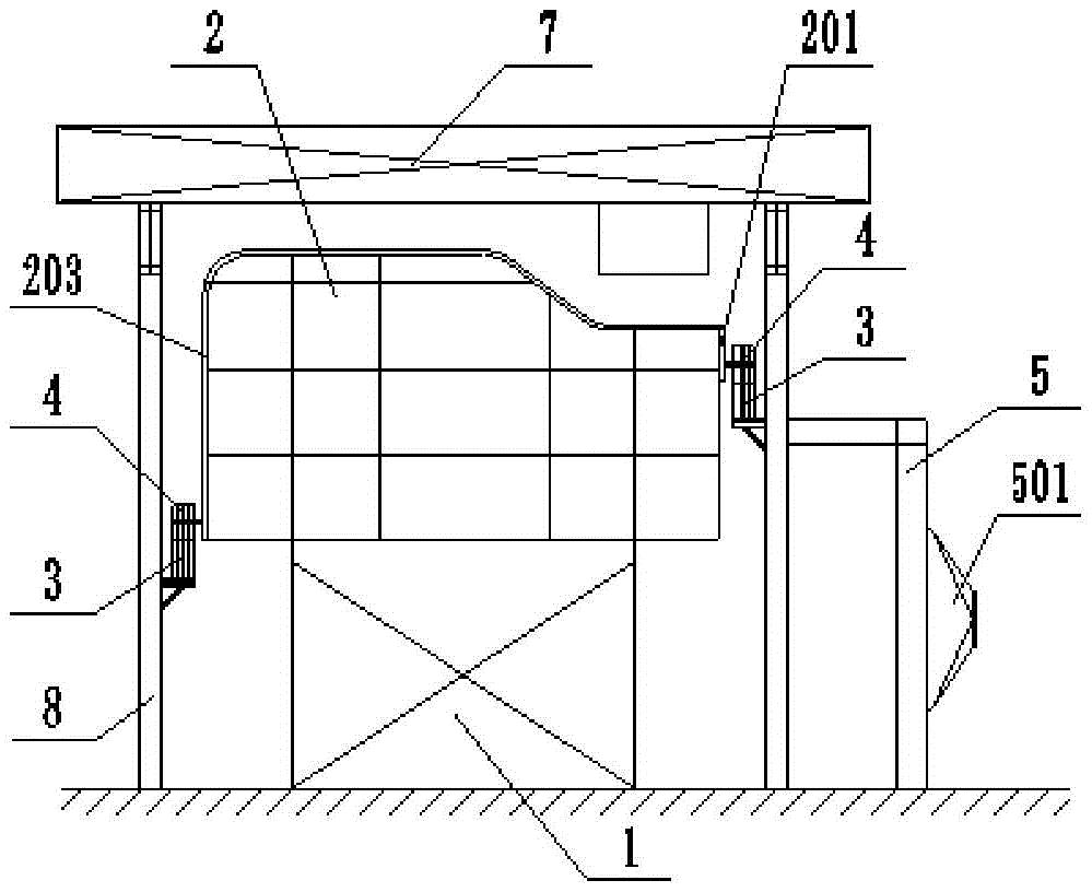 一种移动式智能收尘罩