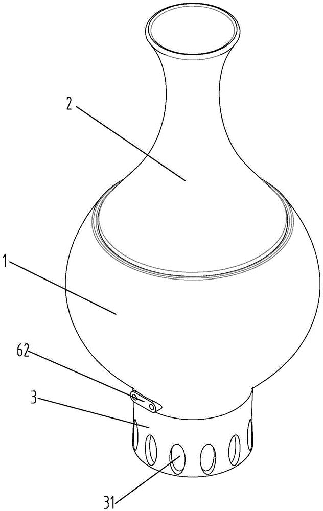 一种多功能花瓶陶瓷工艺品