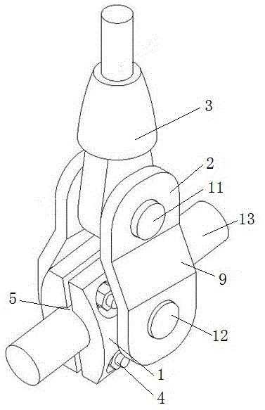一种悬索结构拉索连接节点