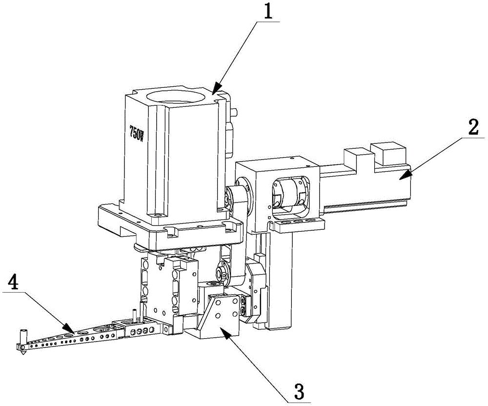 一种led固晶机的万向节固晶机构