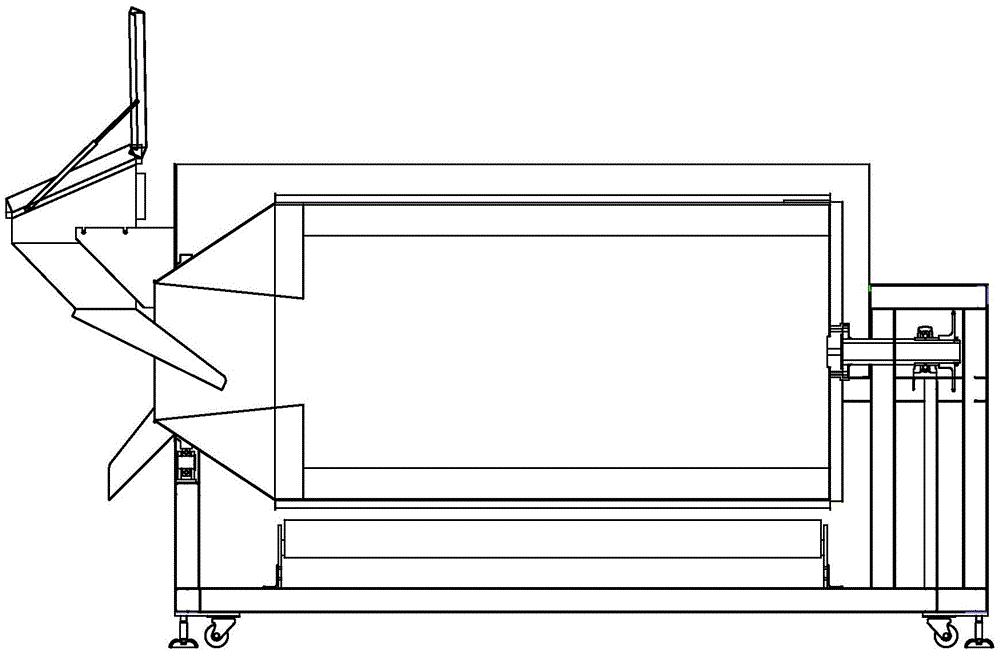 滚筒炒货机解剖图图片