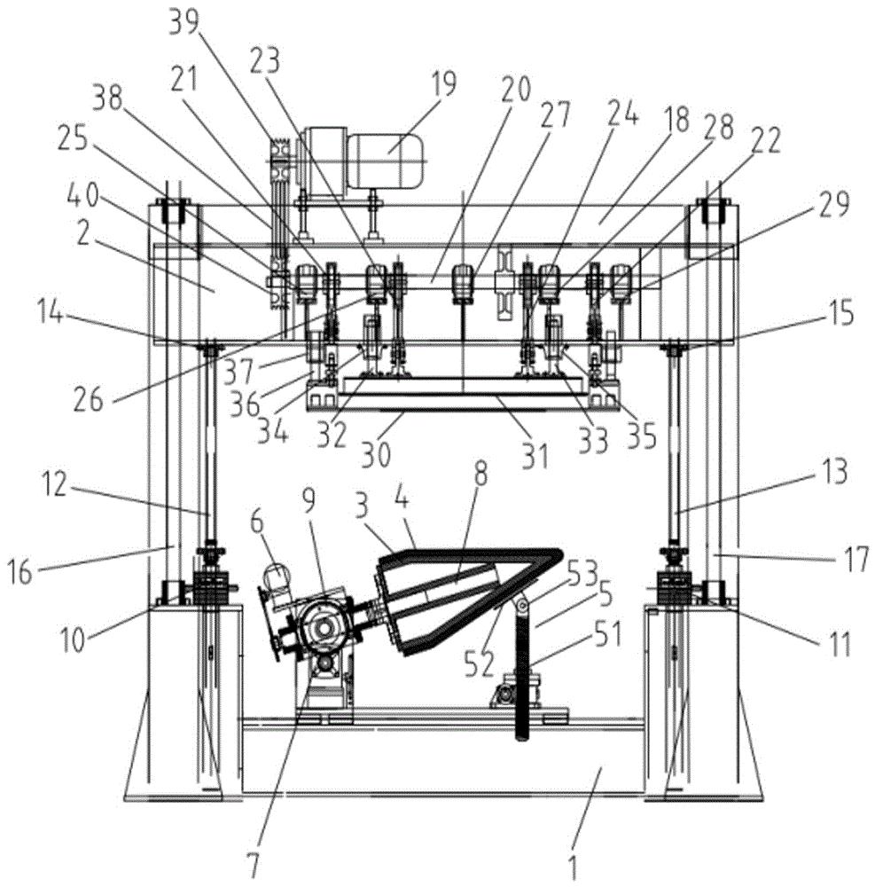 一种导弹壳体专用针刺机
