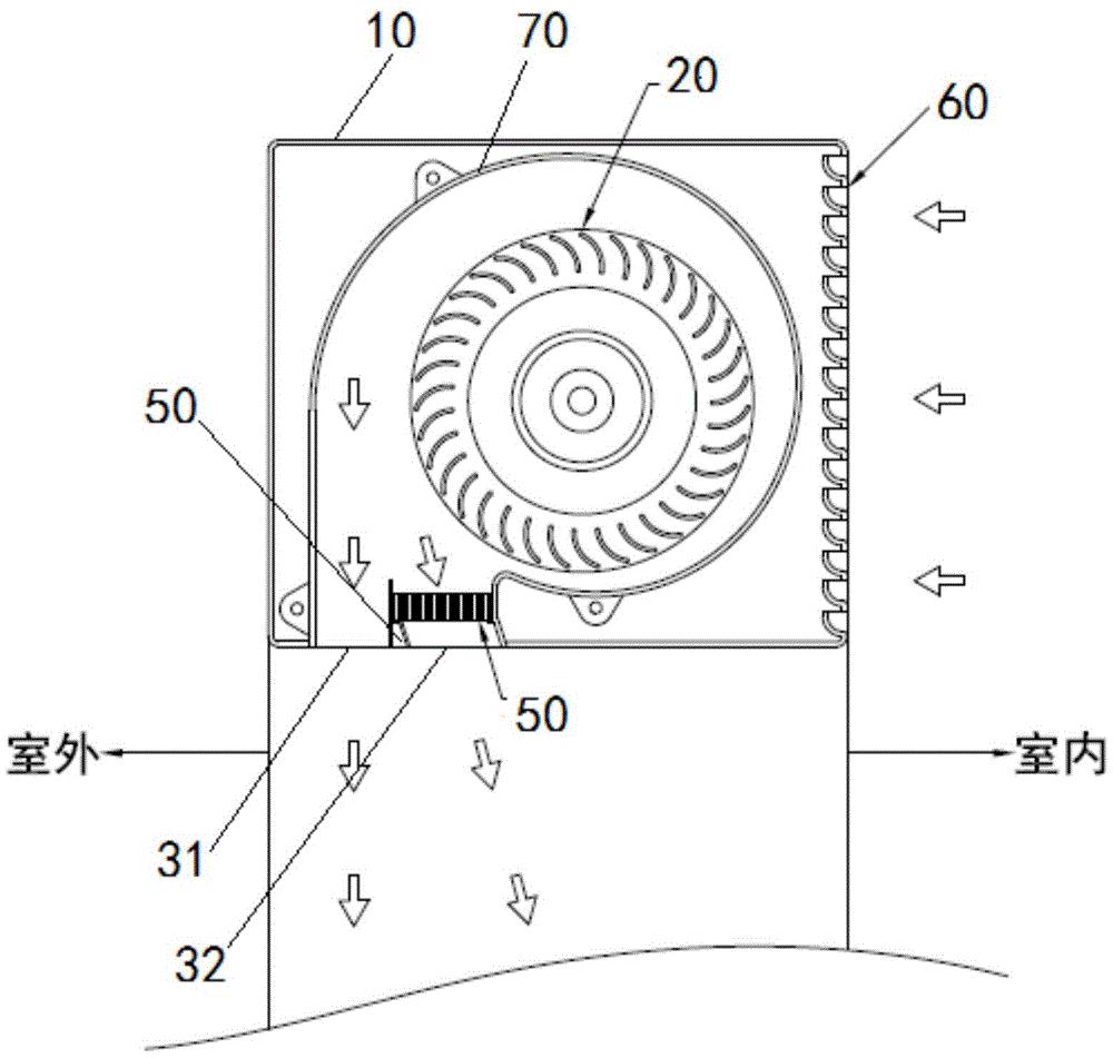 一种具有空气净化功能的风幕机