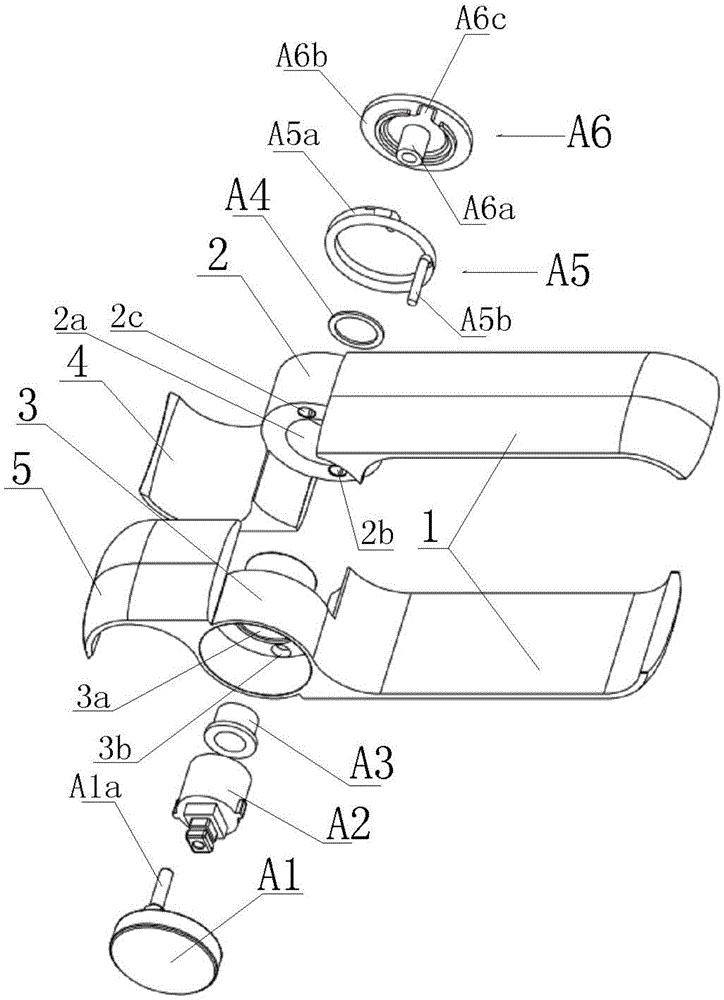 一种带有自锁功能的指甲钳