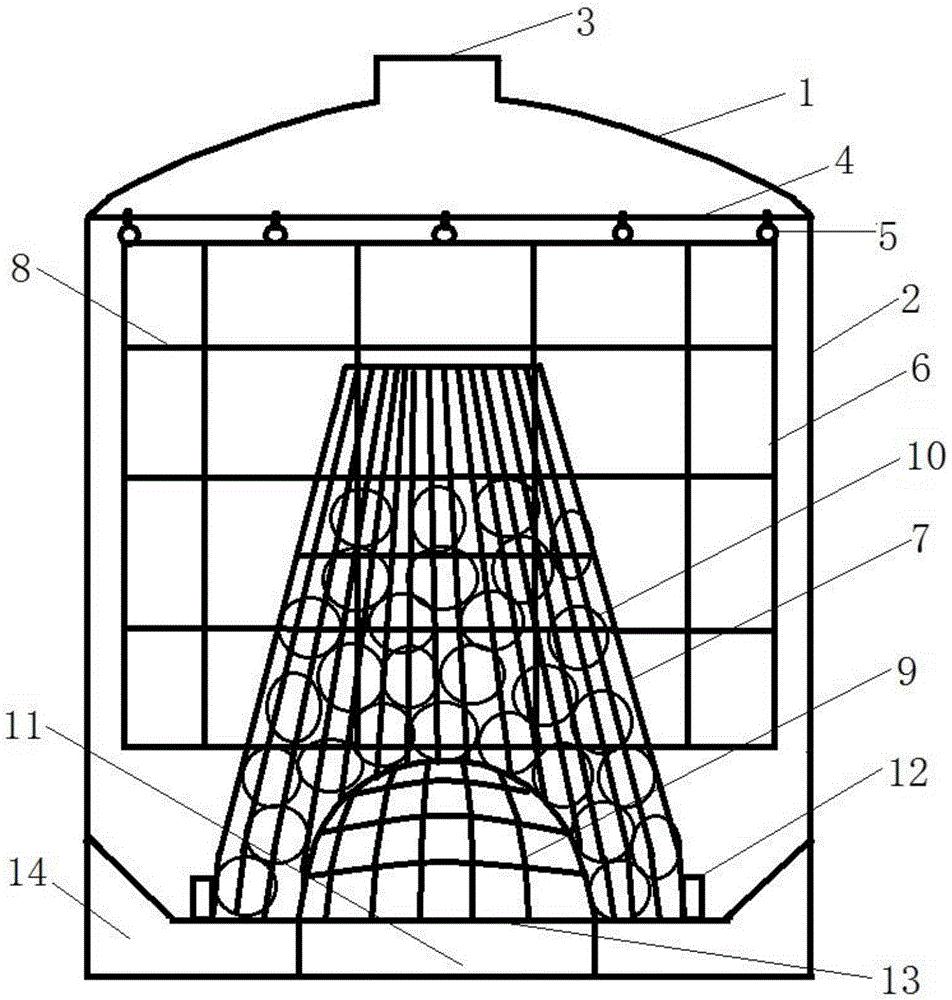 本实用新型公开了一种土窑,包括窑头,窑身,窑座,窑镗罩,窑胆和泥球,窑