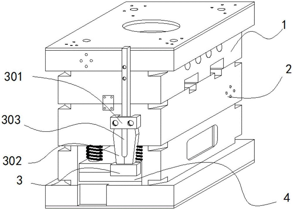 一种改进的模具强行复位机构