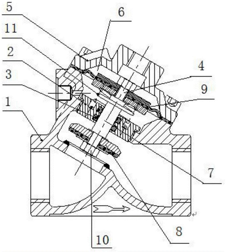 一种螺纹连接隔膜式高频启闭支管逆止阀