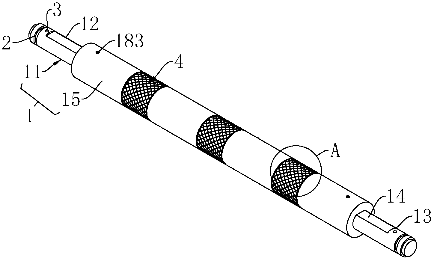 一种复印机转动轴