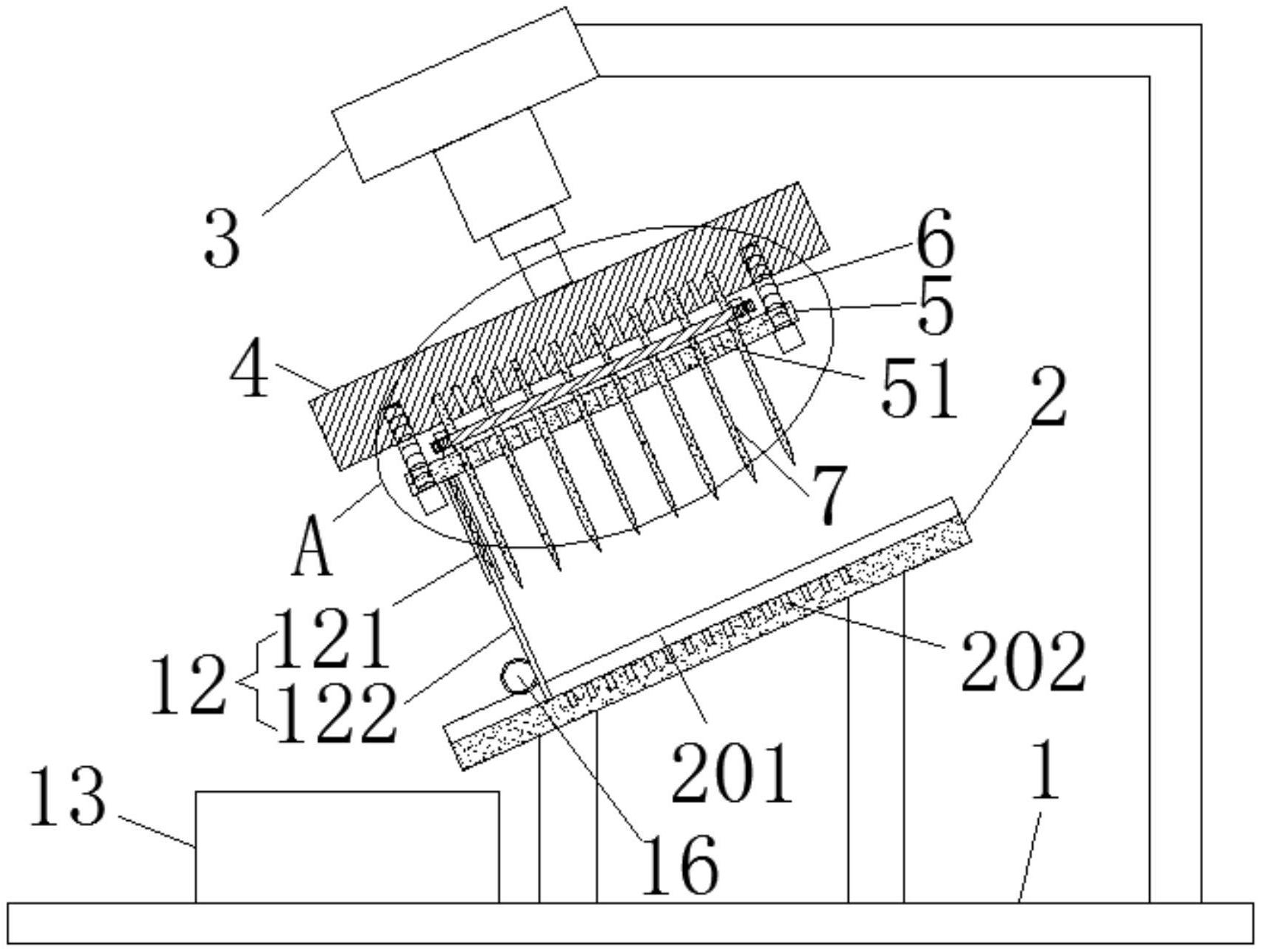 一种何首乌切片装置