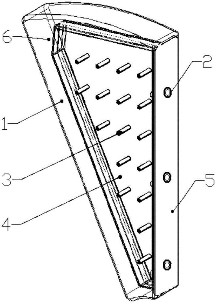 一种高强度地铁闸机用剪式扇门
