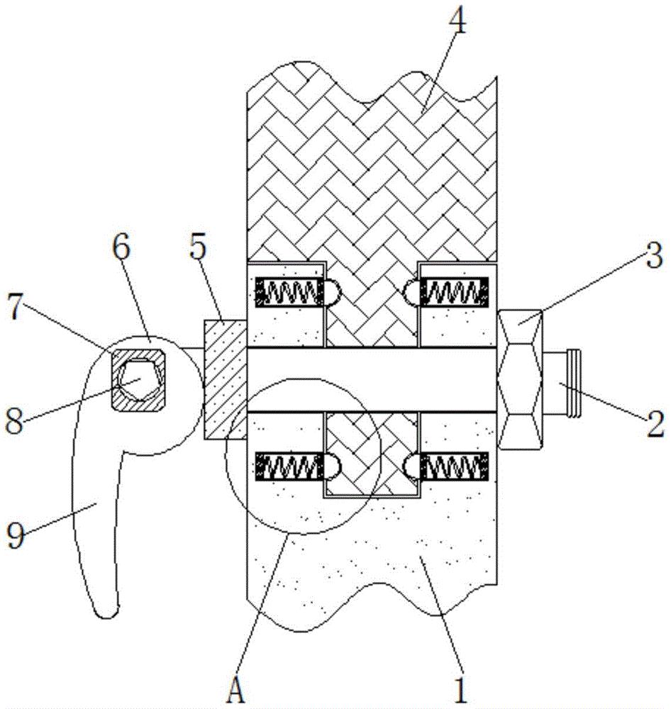 一种可拆卸的木屋连接件