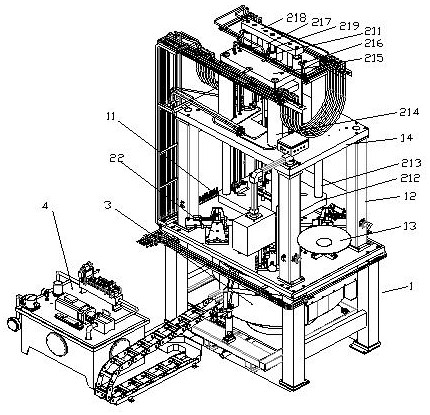 一种800公斤级保温炉的低压铸造机