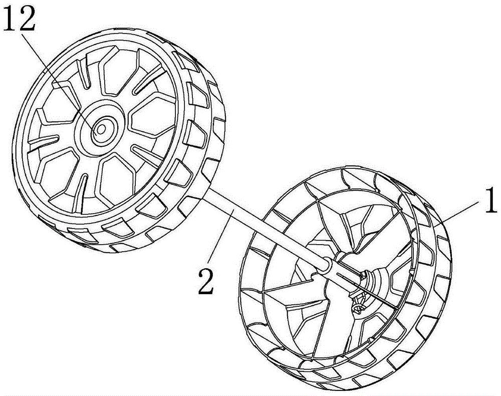 一种行走轮结构