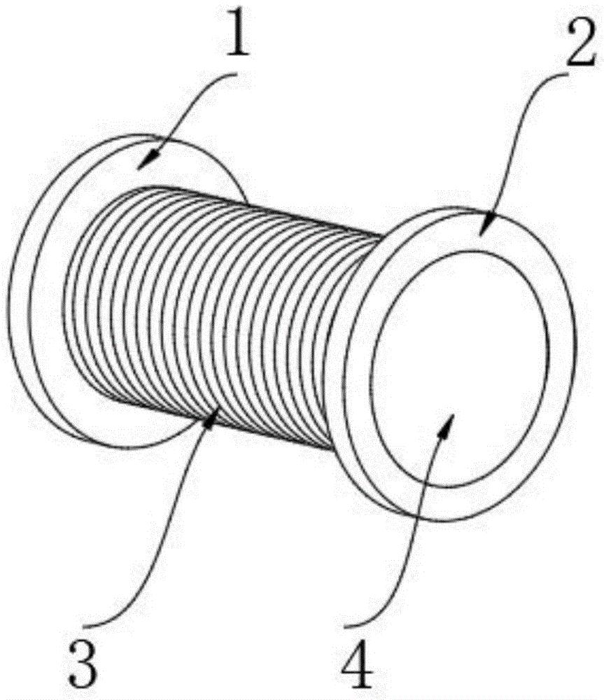 便于固定安装的散热铝管,包括铝管主体,所述铝管主体的外侧包裹有铜丝