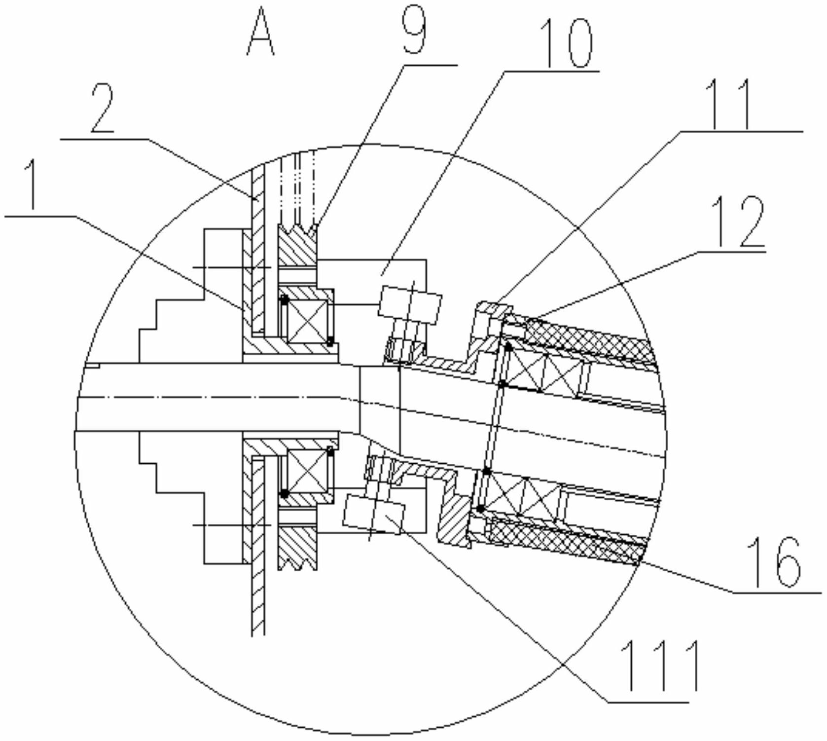 cn209323214u_一种可调速弯辊结构有效