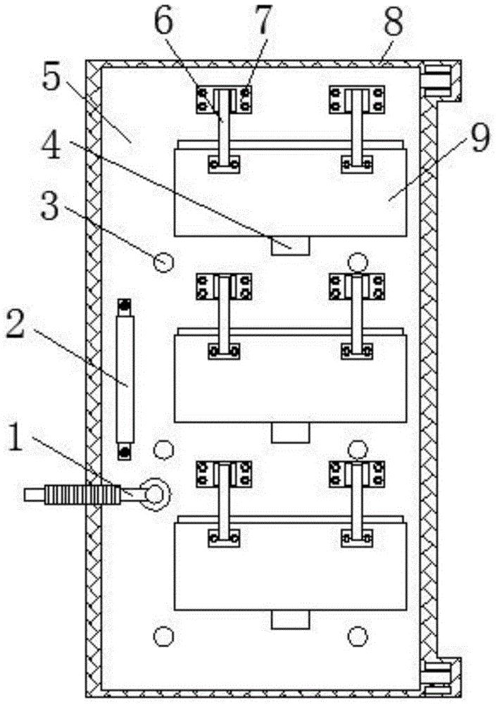 一种改进的悬板式防爆波活门结构