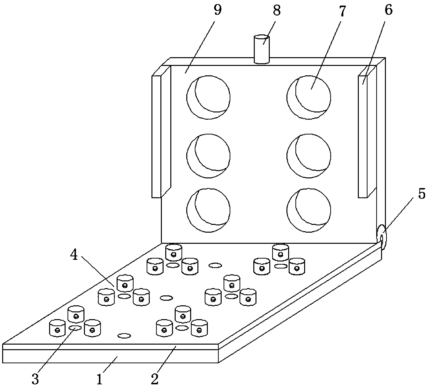 一种用于电子烟贴片的过炉载具