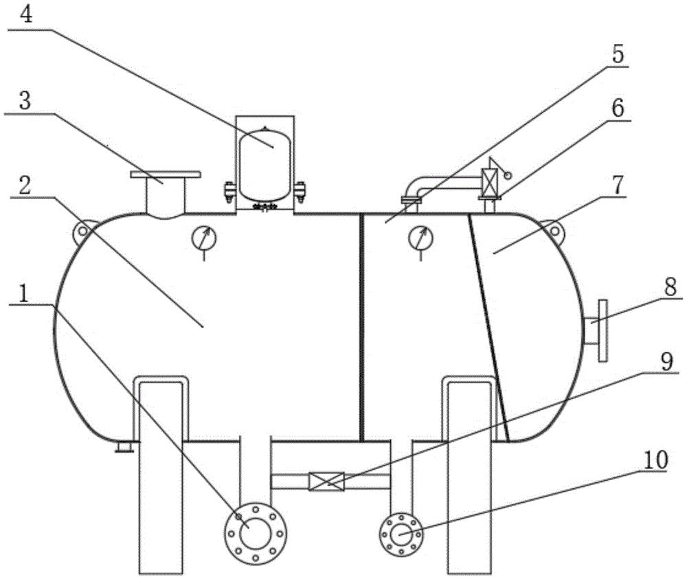 稳压罐 结构图图片