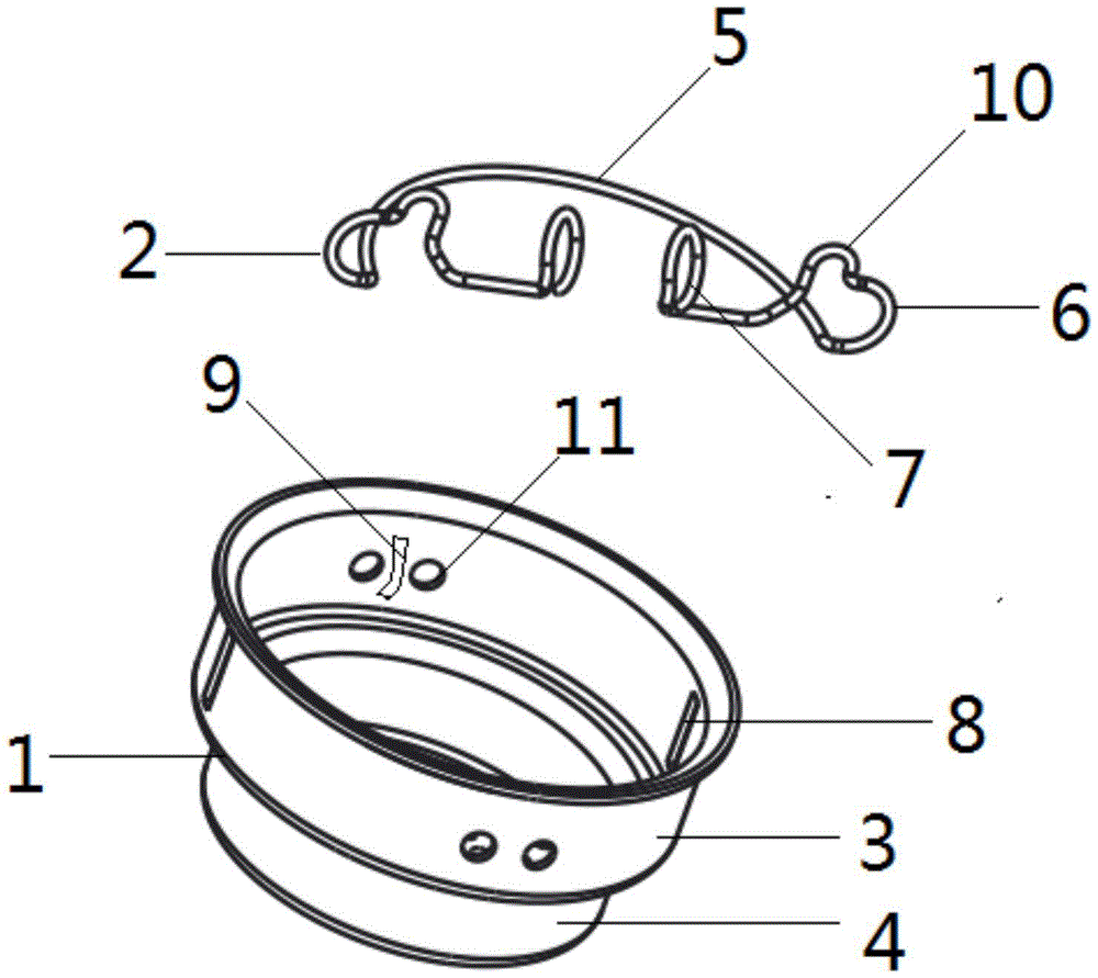一种茶杯滤网结构